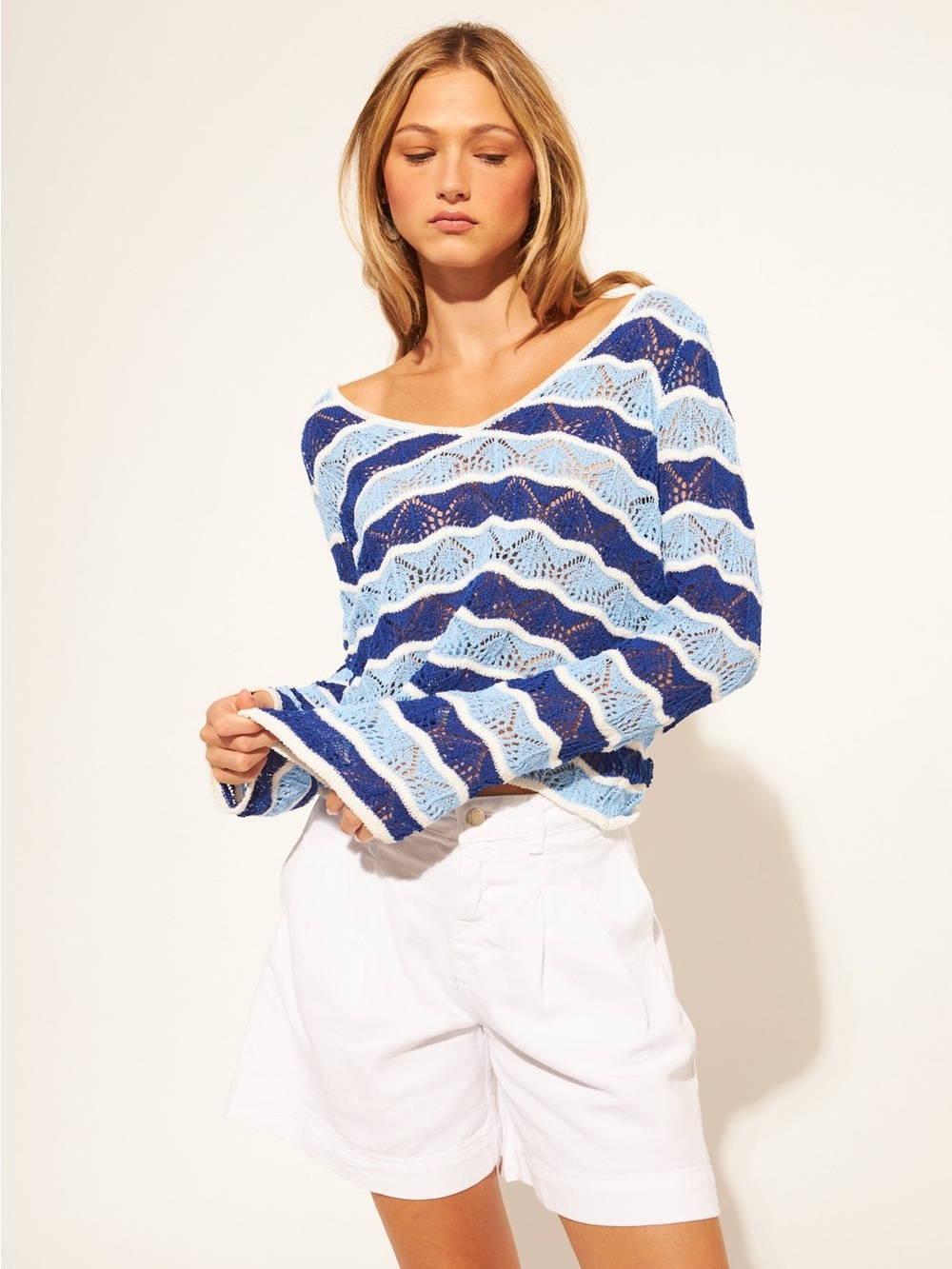 NWT Bay WildWaves Sweater by John + Jenn